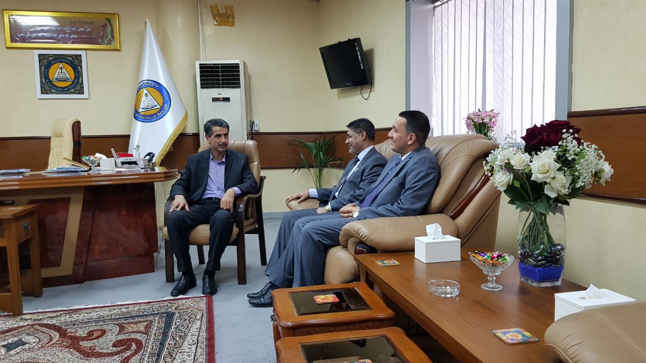 Meeting with Basrah University President