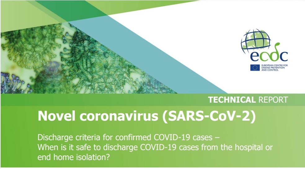 Discharge criteria for confirmed COVID-19 cases