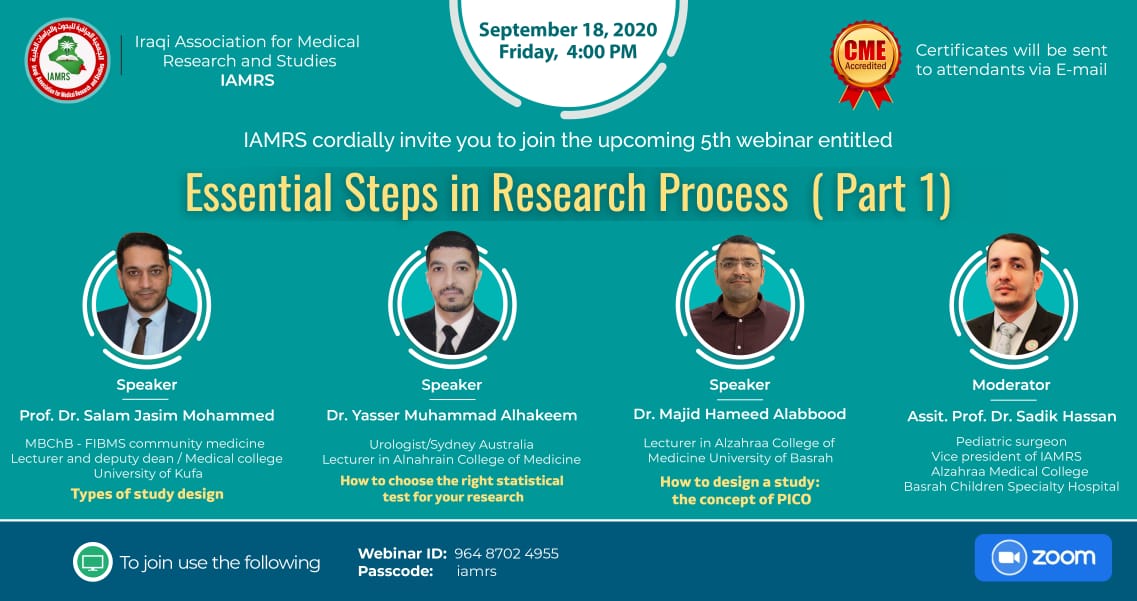 5th IAMRS Webinar